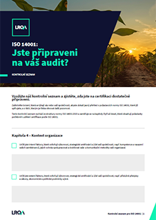 ISO 14001 checklist