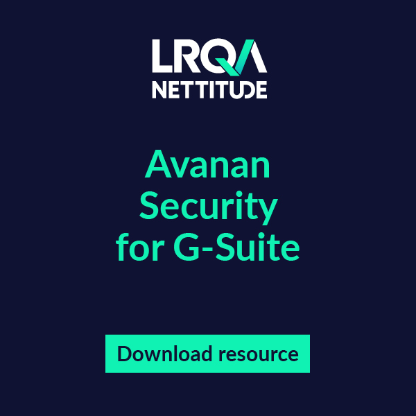 Avanan Security for G-Suite